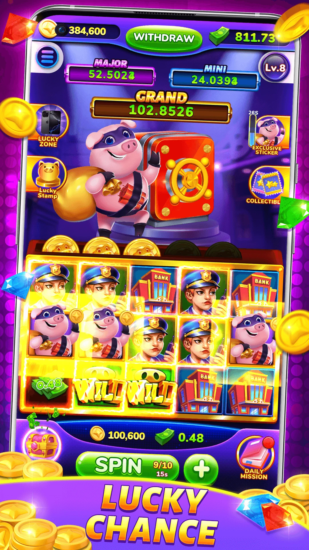 Lucky Roller: Treasure Day screenshot