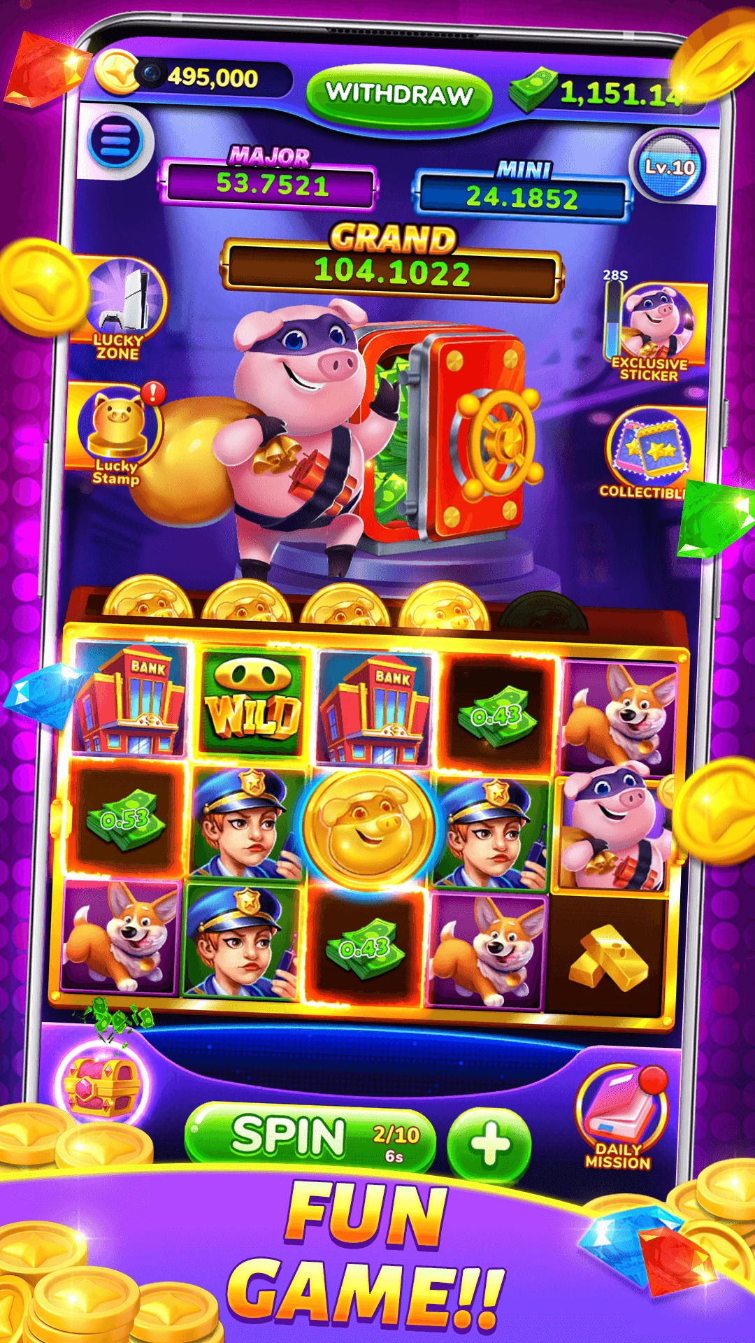 Lucky Roller: Treasure Day screenshot